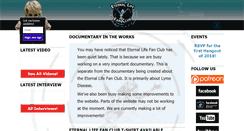 Desktop Screenshot of eternallifefanclub.com